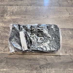 Initials, Inc. Black Tweed Bitty Bag (B) NEW